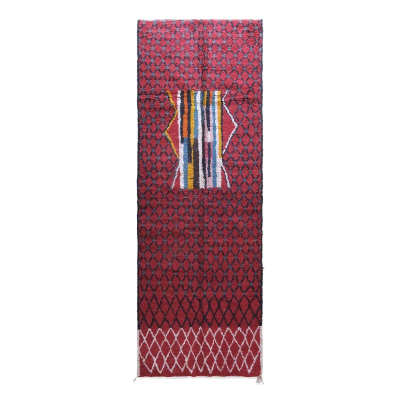 AFK Living vloerkleed Berber - handgemaakt - Wol - 125 x 362 cm