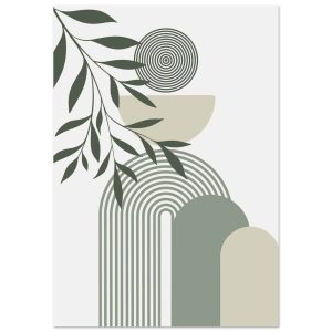 Artfulprints Poster Boho – Olive balance – 70×100 cm – Groen Artfulprints Poster Boho – Olive balance – 70×100 cm – Groen
