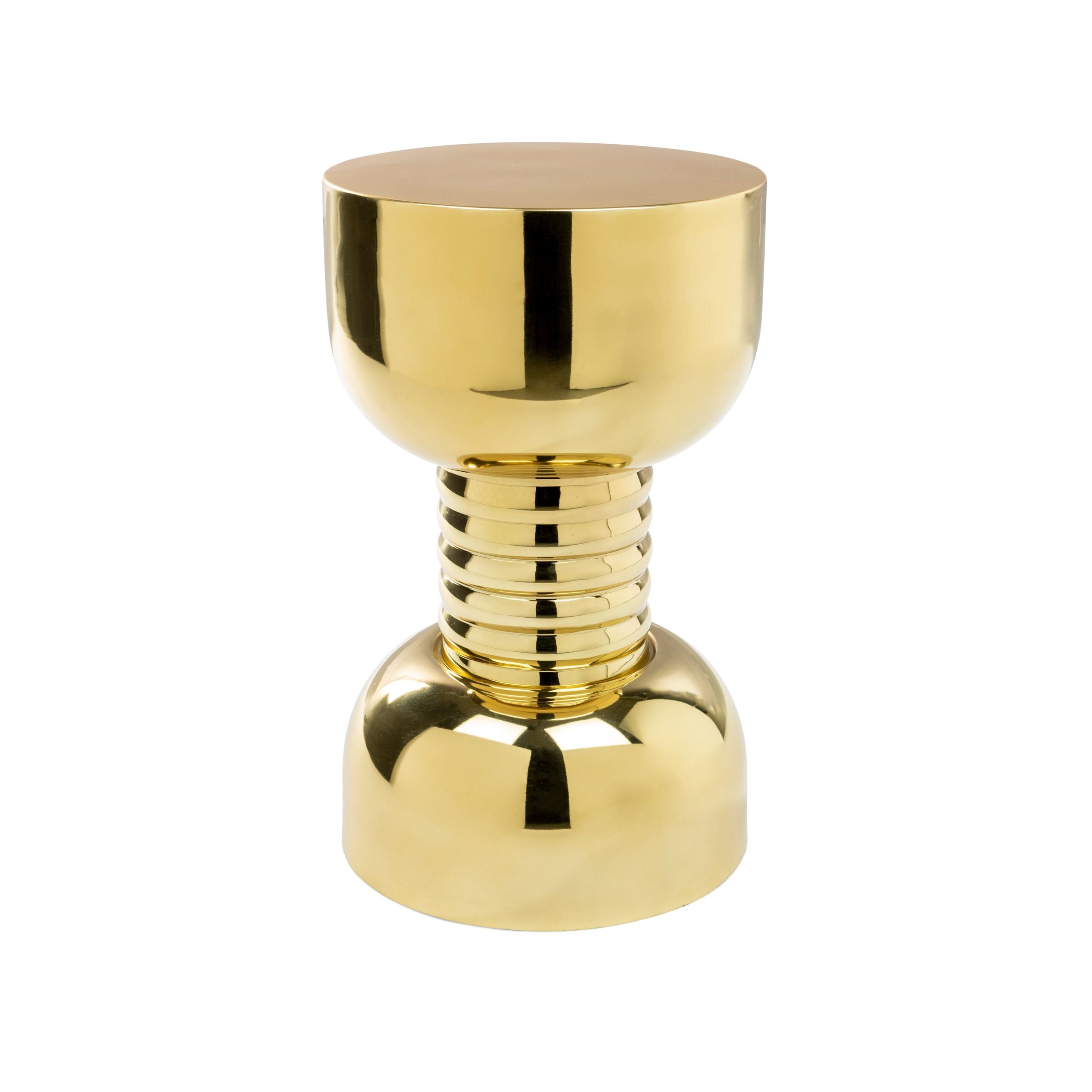 Bold Monkey Gonna Make You Sweat Bijzettafel Rond 29 cm Metaal Goud