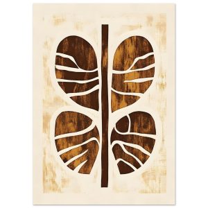 Artfulprints Poster Boho – Rooted form – A4 21×29.7 cm – Terracotta Artfulprints Poster Boho – Rooted form – A4 21×29.7 cm – Terracotta