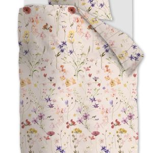 Ariadne at Home dekbedovertrek Flowerlove – 140×200/220 cm – zand Ariadne at Home dekbedovertrek Flowerlove – 140×200/220 cm – zand
