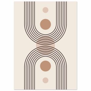 Artfulprints Poster Boho – Central calm – 50×70 cm – Grijs Artfulprints Poster Boho – Central calm – 50×70 cm – Grijs