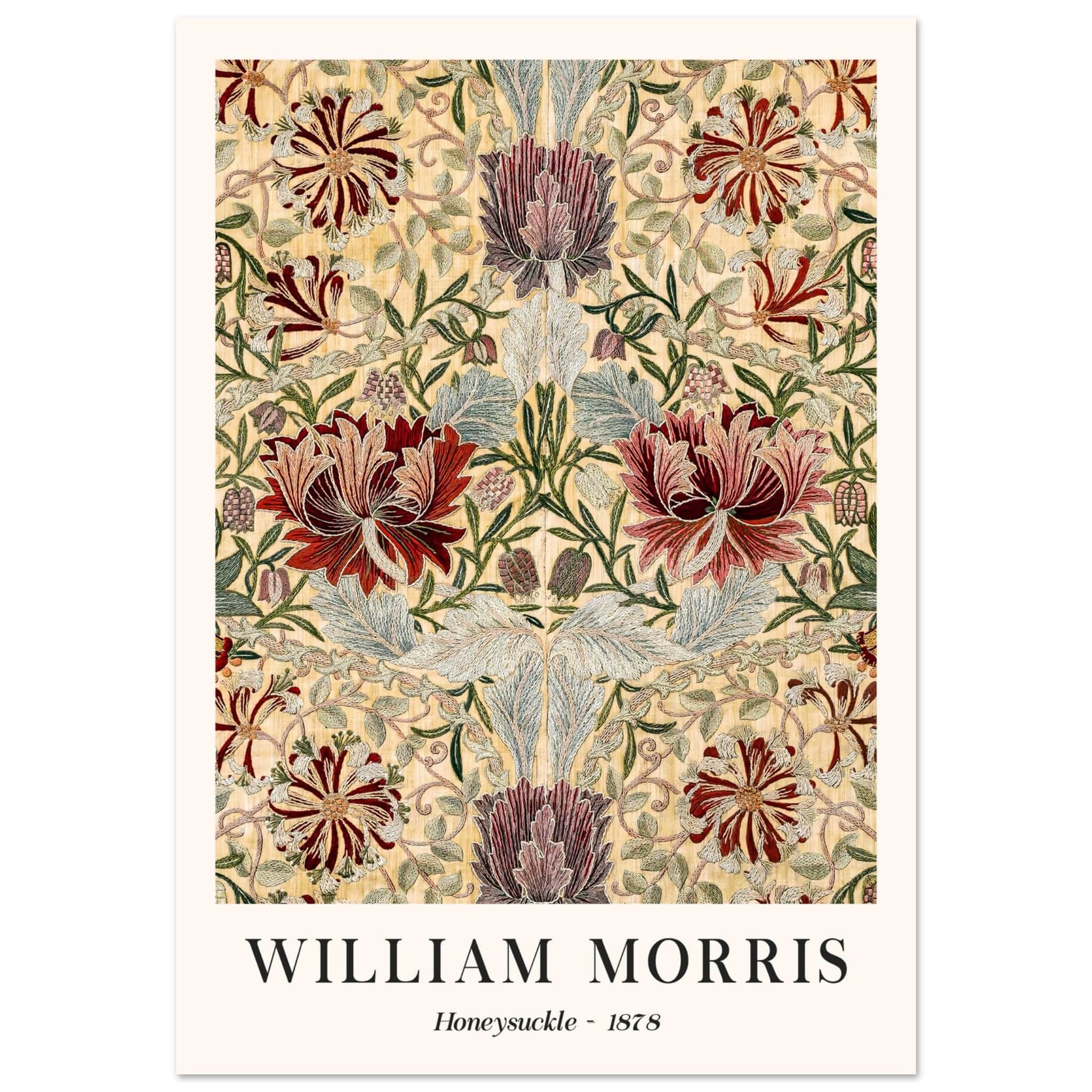 Artfulprints Poster William Morris - Honeysuckle III 1886 - 70x100 cm