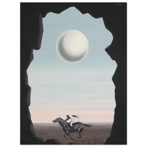 Artfulprints Poster René Magritte – Le jockey perdu – 30×40 cm – Blauw Artfulprints Poster René Magritte – Le jockey perdu – 30×40 cm – Blauw