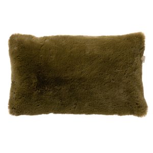 ZAYA – kussenhoes 30×50 cm – bontlook – Military Olive – groen ZAYA – kussenhoes 30×50 cm – bontlook – Military Olive – groen