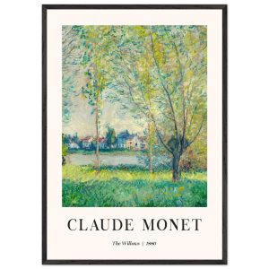 Artfulprints Poster met Lijst Claude Monet – The willows – 70×100 cm – Artfulprints Poster met Lijst Claude Monet – The willows – 70×100 cm –