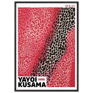 Artfulprints Poster met Lijst Yayoi Kusama – Red sensation – 70×100 cm Artfulprints Poster met Lijst Yayoi Kusama – Red sensation – 70×100 cm