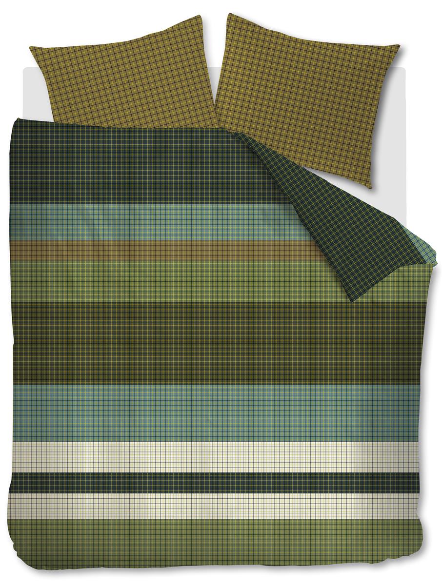 Beddinghouse Juno dekbedovertrek - Tweepersoons - 200x200/220 cm - Gro