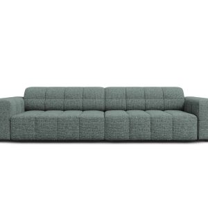 Cosmopolitan Design Bank Chicago 4-zits, chenille olie – 102x252x78cm Cosmopolitan Design Bank Chicago 4-zits, chenille olie – 102x252x78cm