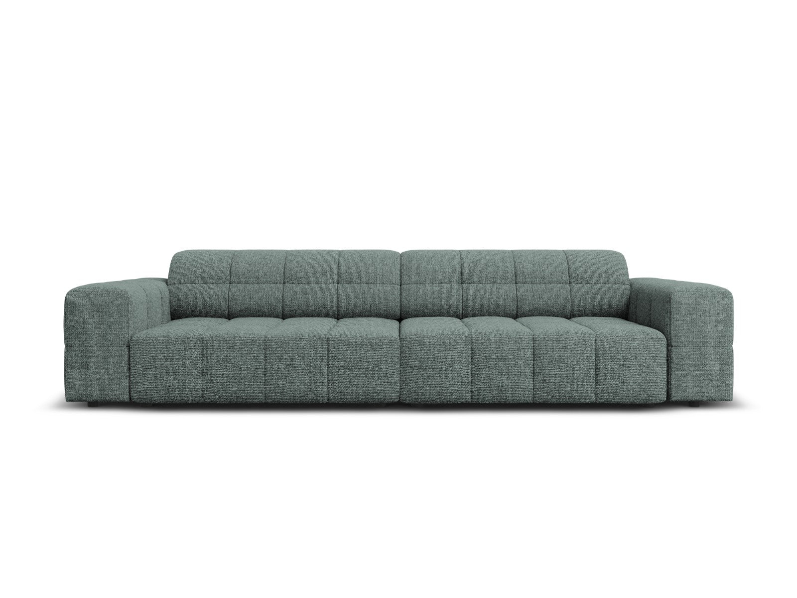 Cosmopolitan Design Bank Chicago 4-zits, chenille olie - 102x252x78cm