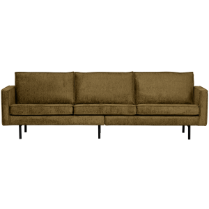 WOOOD 3-zits bank Rodeo – Structure Velvet – Brass – 85x277x86 WOOOD 3-zits bank Rodeo – Structure Velvet – Brass – 85x277x86