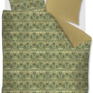 At Home by BeddingHouse dekbedovertrek Ancient – 200×200/220 cm – olij At Home by BeddingHouse dekbedovertrek Ancient – 200×200/220 cm – olij