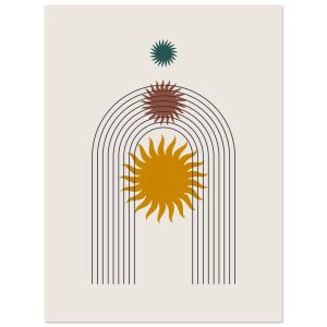 Artfulprints Boho – Sunny arch poster 30×40 cm Artfulprints Boho – Sunny arch poster 30×40 cm