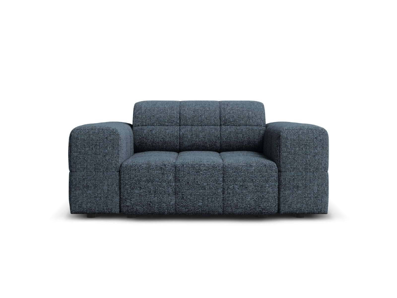 Cosmopolitan Design Fauteuil Chicago chenille koningsblauw - 102x132x7