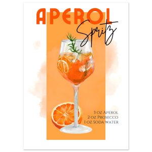 Artfulprints Poster Aperol Spritz – Orange – 50×70 cm – Oranje Artfulprints Poster Aperol Spritz – Orange – 50×70 cm – Oranje