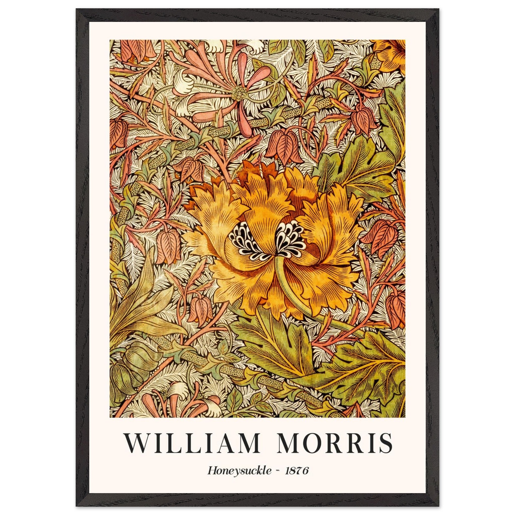Artfulprints Poster met Lijst William Morris - Wandle - 50x70 cm - Roo
