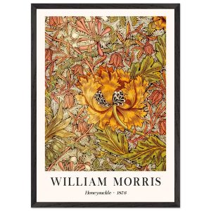 Artfulprints Poster met Lijst William Morris – Honeysuckle II 1876 – 5