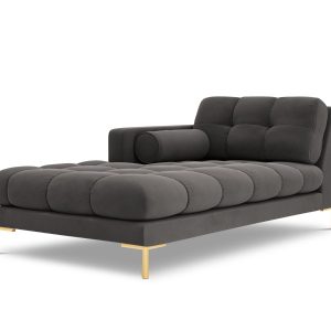 Cosmopolitan Design linker meridiaan Bali flueel, donkergrijs – 185×10 Cosmopolitan Design linker meridiaan Bali flueel, donkergrijs – 185×10