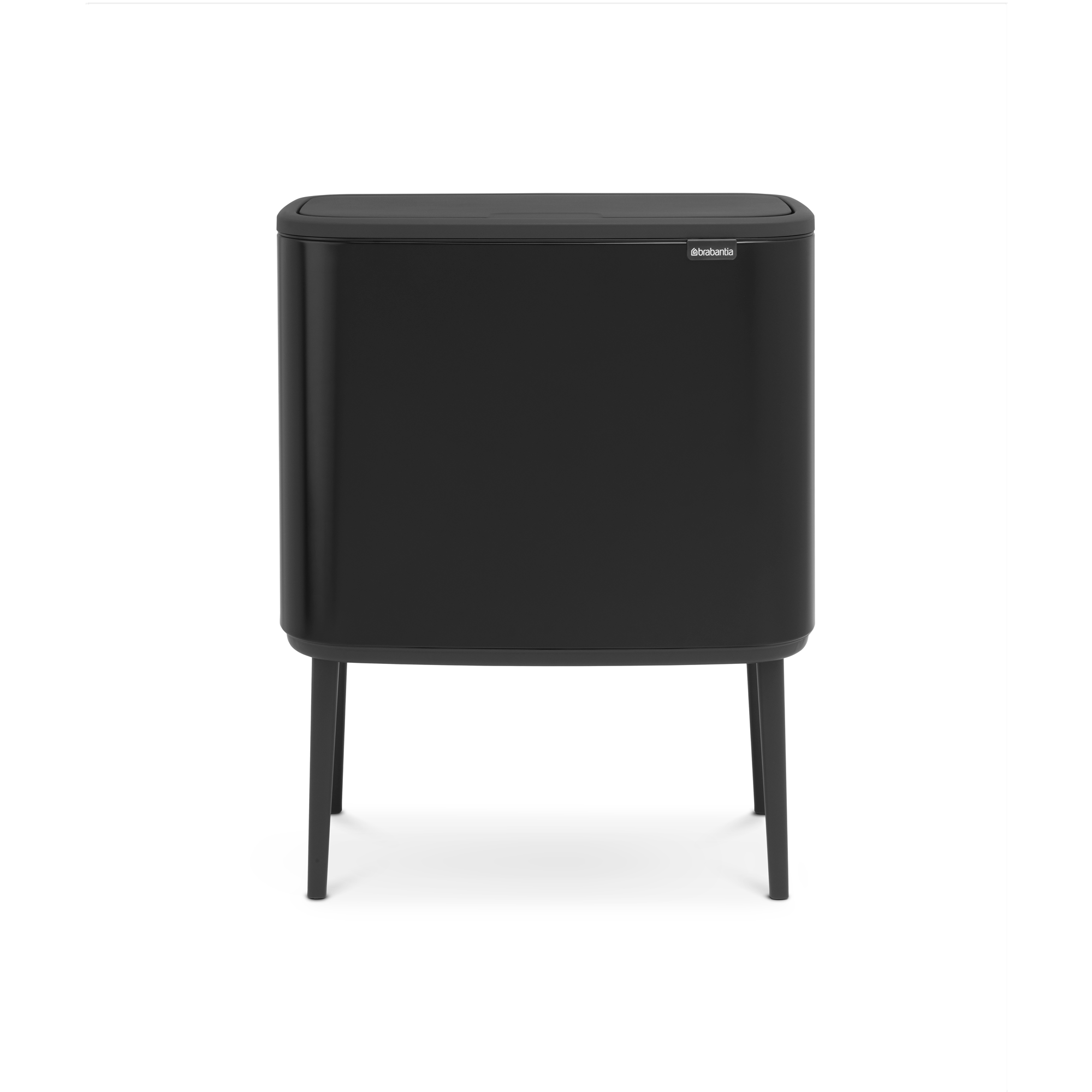 Brabantia Bo Touch Bin, met 3 binnenemmers, 3 x 11 liter - Matt Black