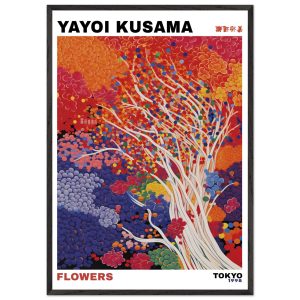 Artfulprints Poster met Lijst Yayoi Kusama – Artistic tree – 70×100 cm Artfulprints Poster met Lijst Yayoi Kusama – Artistic tree – 70×100 cm