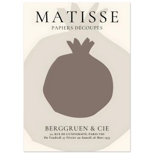 Artfulprints Poster Matisse – Still fruit – 50×70 cm – Grijs Artfulprints Poster Matisse – Still fruit – 50×70 cm – Grijs