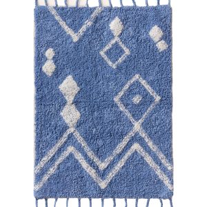 Calma House Badmat Fauve – Blauw – 50×70 Calma House Badmat Fauve – Blauw – 50×70