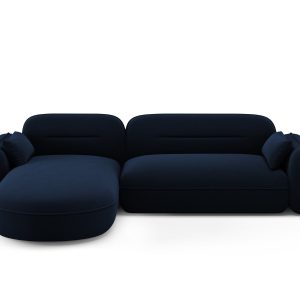 Cosmopolitan Design Modulaire hoekbank links Sydney 4-zits, flueel, ko Cosmopolitan Design Modulaire hoekbank links Sydney 4-zits, flueel, ko