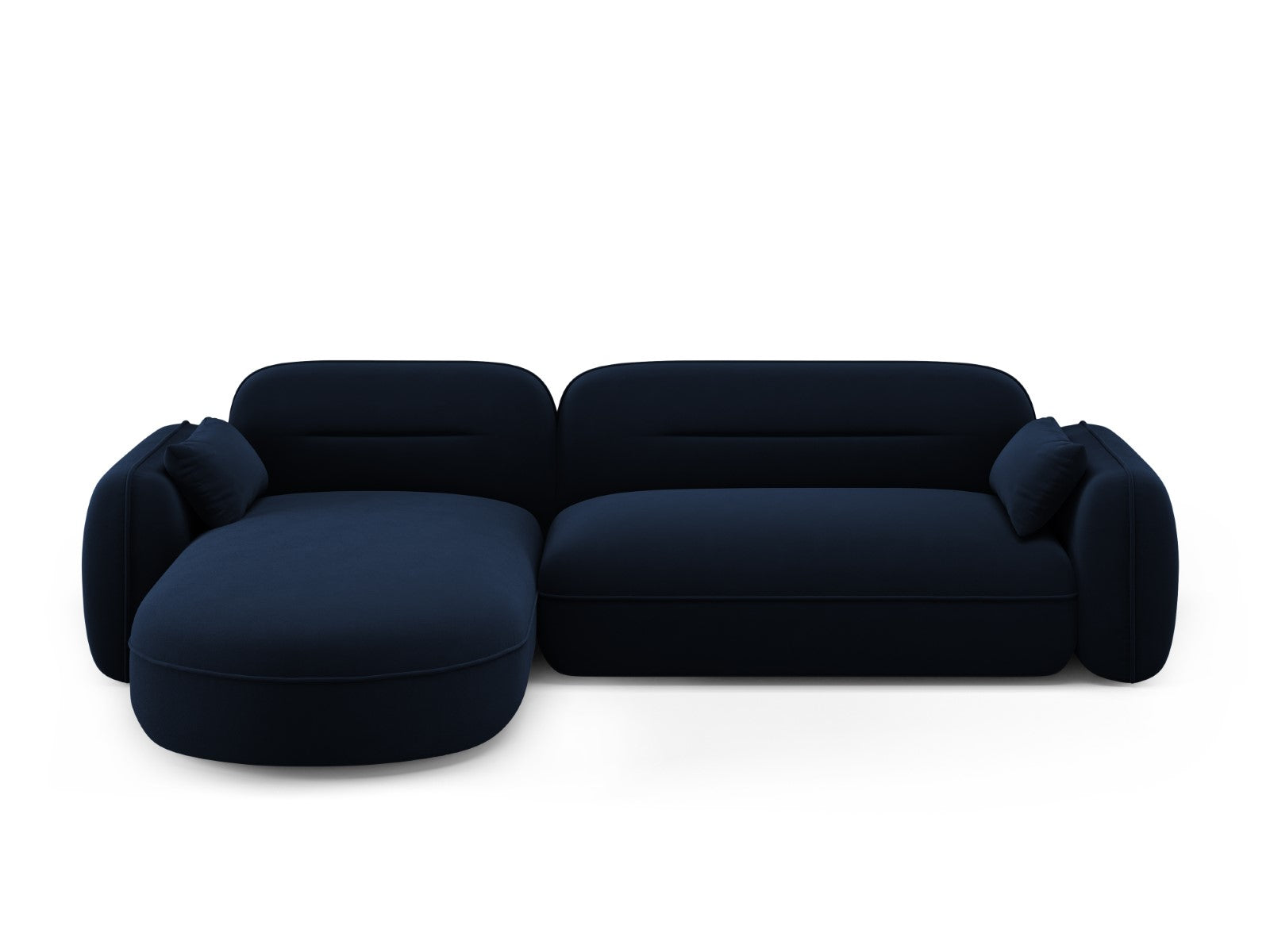 Cosmopolitan Design Modulaire hoekbank links Sydney 4-zits, flueel, ko