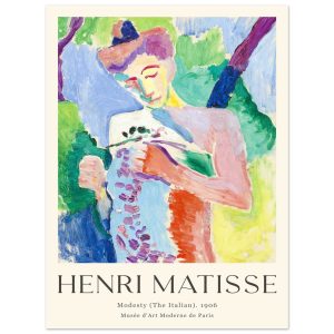 Artfulprints Poster Matisse – Modesty 1906 – 30×40 cm – Meerkleurig Artfulprints Poster Matisse – Modesty 1906 – 30×40 cm – Meerkleurig