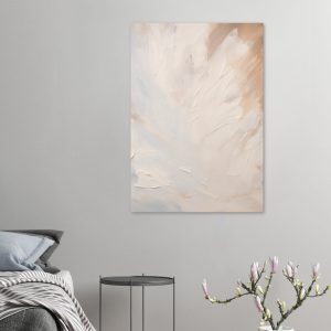 Artfulprints Poster Abstract – Skyfall 2 – 70×100 cm – Taupe