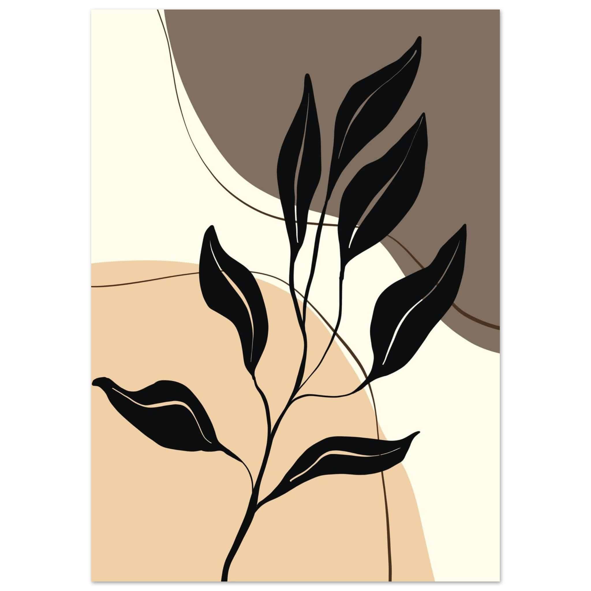 Artfulprints Poster Boho – Graphic nature - 50x70 cm - Meerkleurig