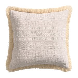 Calma House Kussenhoes Dakota – Beige – 45×45 Calma House Kussenhoes Dakota – Beige – 45×45