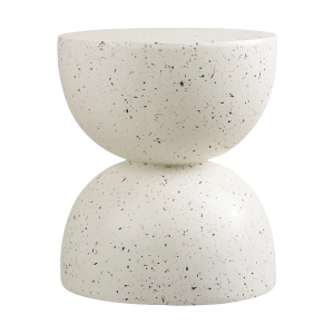 Artichok Bona fiberclay bijzettafel gebroken wit – Ø40 Artichok Bona fiberclay bijzettafel gebroken wit – Ø40
