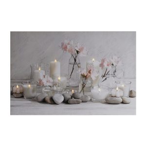 Art for the Home Canvas LED – Rustgevende Kaarsen – 60x90cm