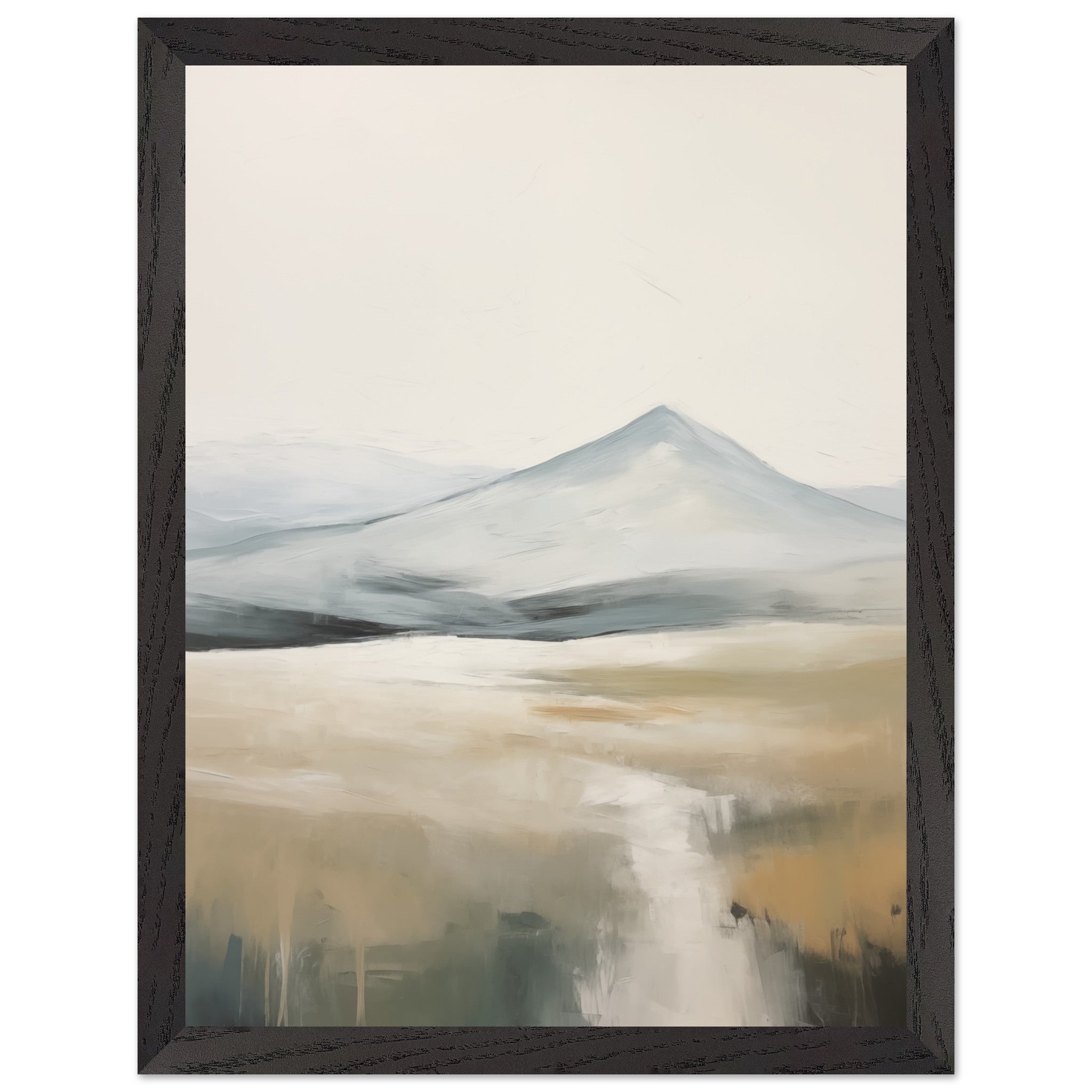 Artfulprints Poster met Lijst Abstract - Fuji path 2 - 30x40 cm - Meer