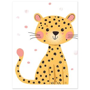 Artfulprints Poster Kleine luipaard – 30×40 cm – Geel Artfulprints Poster Kleine luipaard – 30×40 cm – Geel