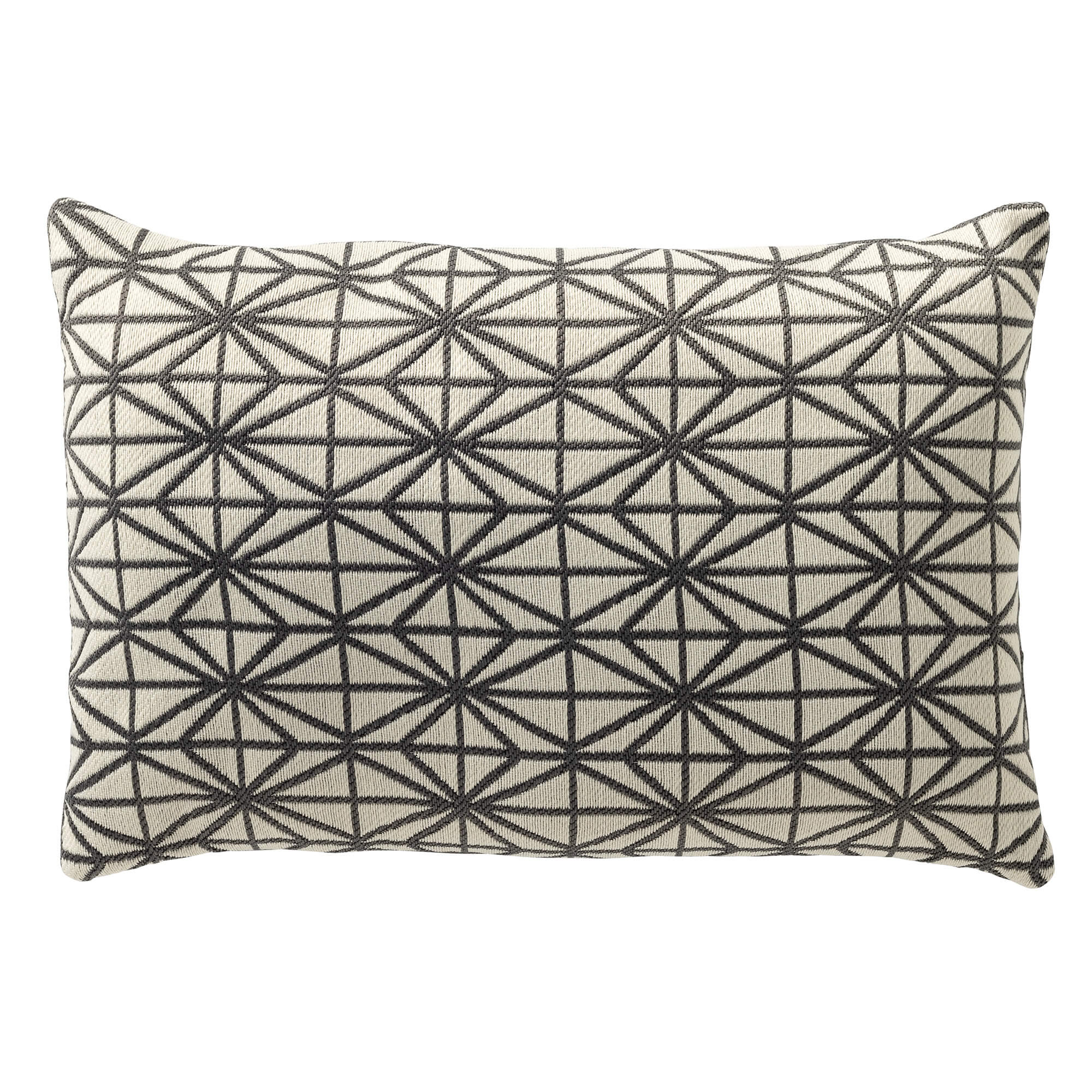 NISA - buitenkussen 40x60 cm - waterafstotend - Charcoal Gray - antrac