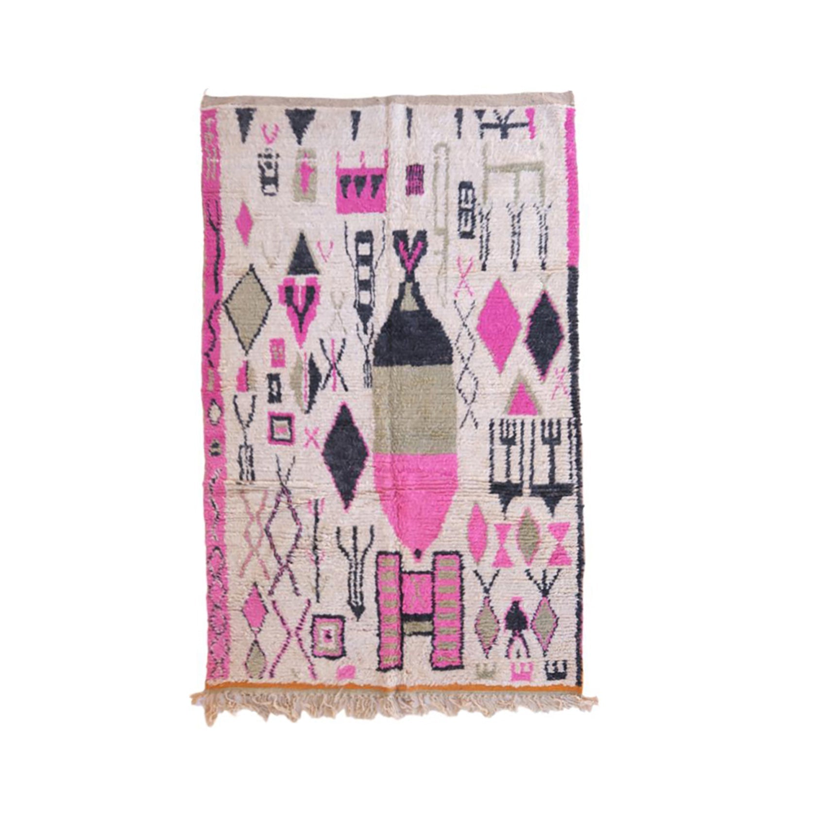 AFK Living vloerkleed Berber - handgemaakt - Wol - 179 x 274 cm