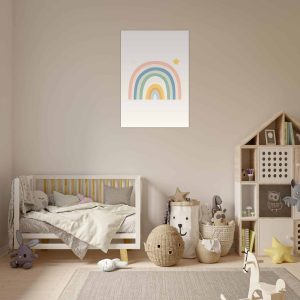 Artfulprints Poster Pastel rainbow II – 70×100 cm – Meerkleurig Artfulprints Poster Pastel rainbow II – 70×100 cm – Meerkleurig