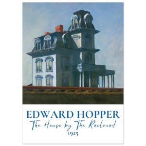 Artfulprints Poster Edward Hopper – The house by the railroad – 50×70 Artfulprints Poster Edward Hopper – The house by the railroad – 50×70