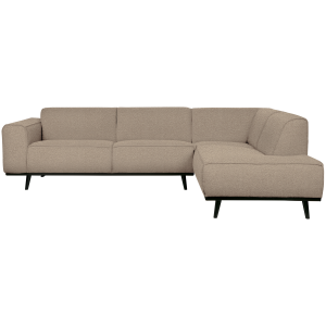 WOOOD hoekbank rechts Statement – Boucle – Beige – 77x274x210 WOOOD hoekbank rechts Statement – Boucle – Beige – 77x274x210