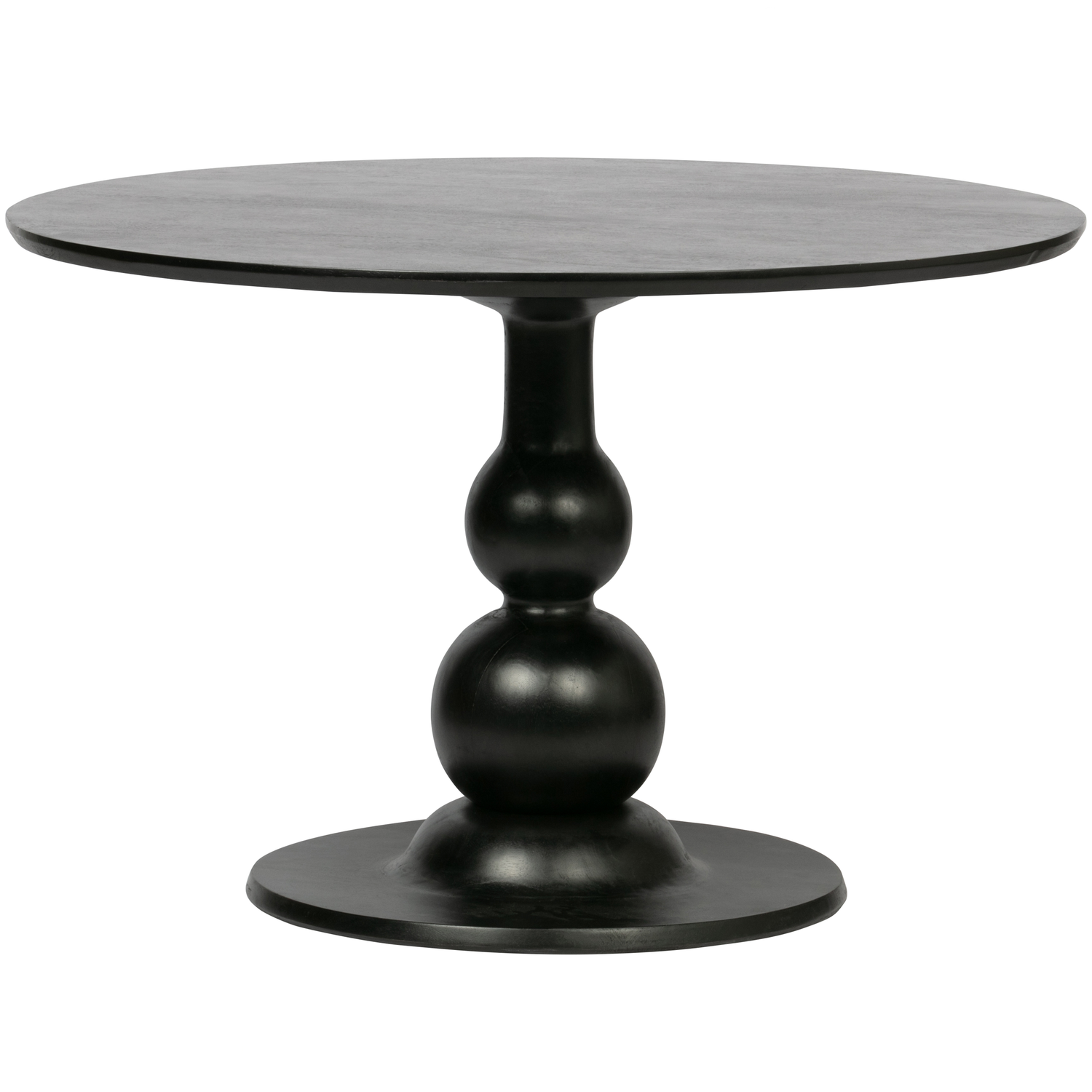 WOOOD eettafel Blanco - Mangohout - Zwart - 75x120x120