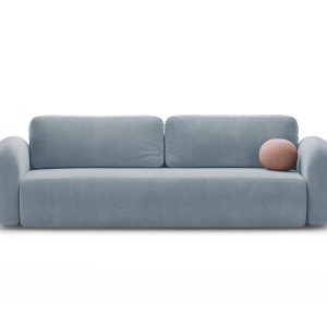Cosmopolitan Design Slaapbank met opbergdoos Tonale 3-zits, flueel bla Cosmopolitan Design Slaapbank met opbergdoos Tonale 3-zits, flueel bla