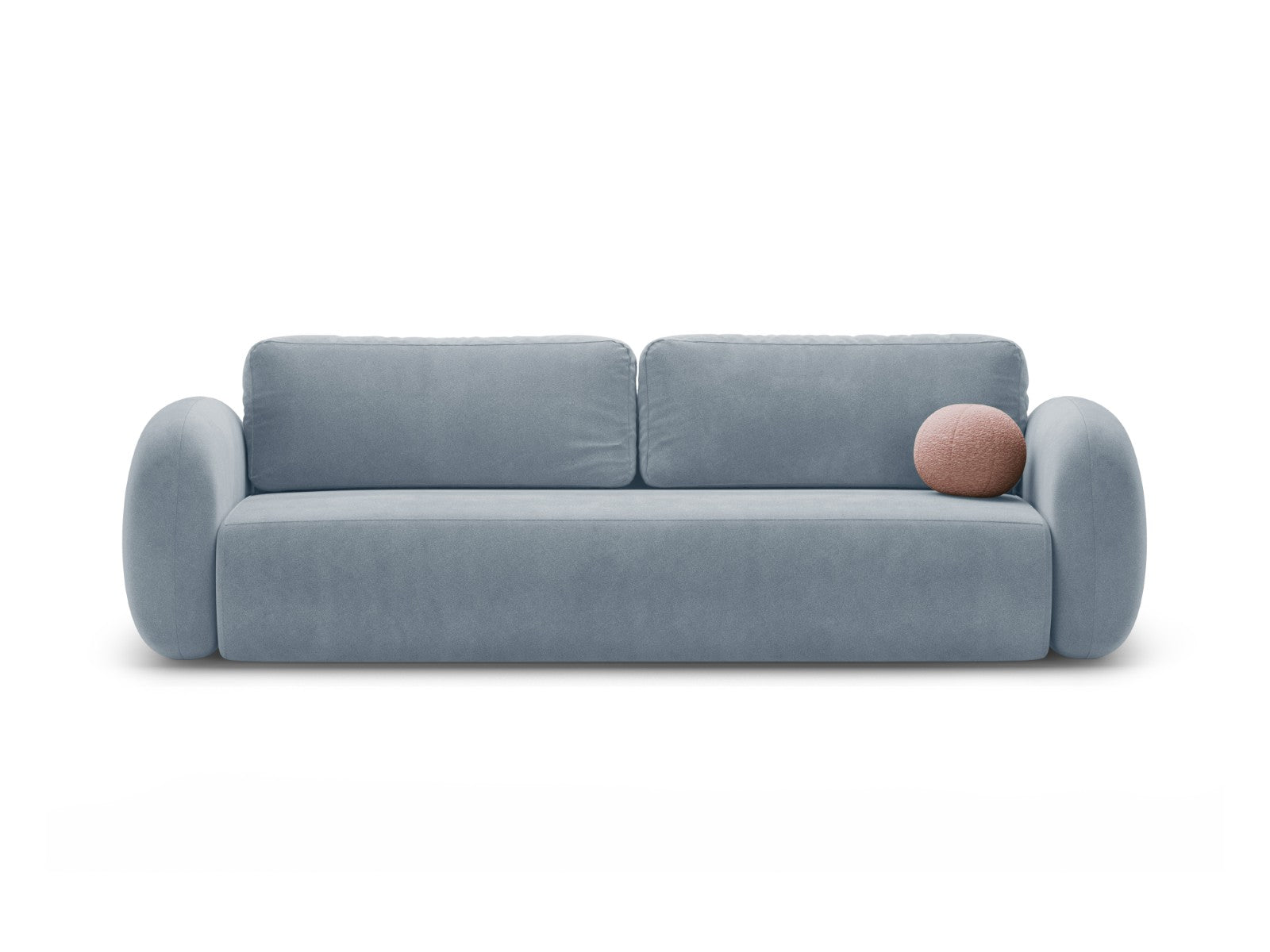 Cosmopolitan Design Slaapbank met opbergdoos Tonale 3-zits, flueel bla