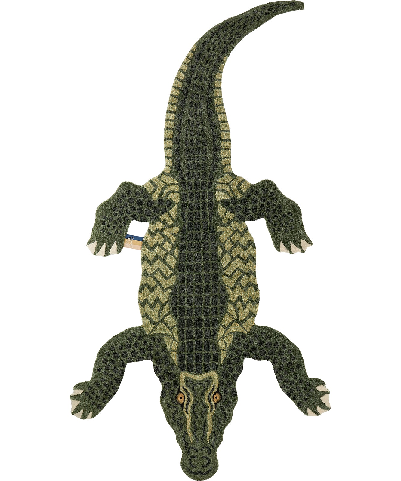 Doing Goods Coolio Krokodil Vloerkleed - XL 300 x 150 x 2 cm - 100% wo