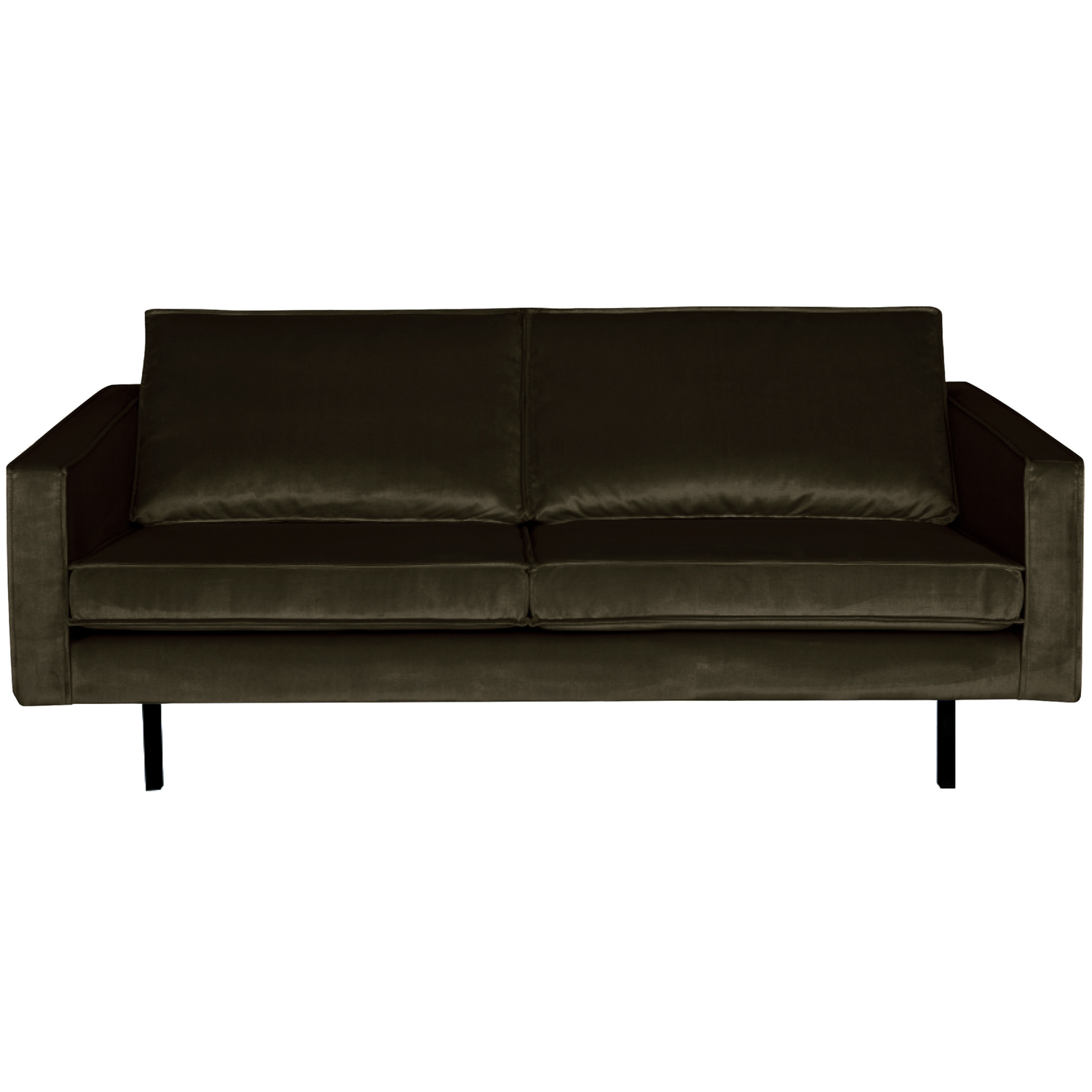 WOOOD 2,5-zits bank Rodeo - Velvet - Donkergroen - 85x190x86