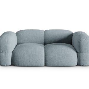 Cosmopolitan Design Bank Loretto 3-zits, structurele stof pastelblauw Cosmopolitan Design Bank Loretto 3-zits, structurele stof pastelblauw