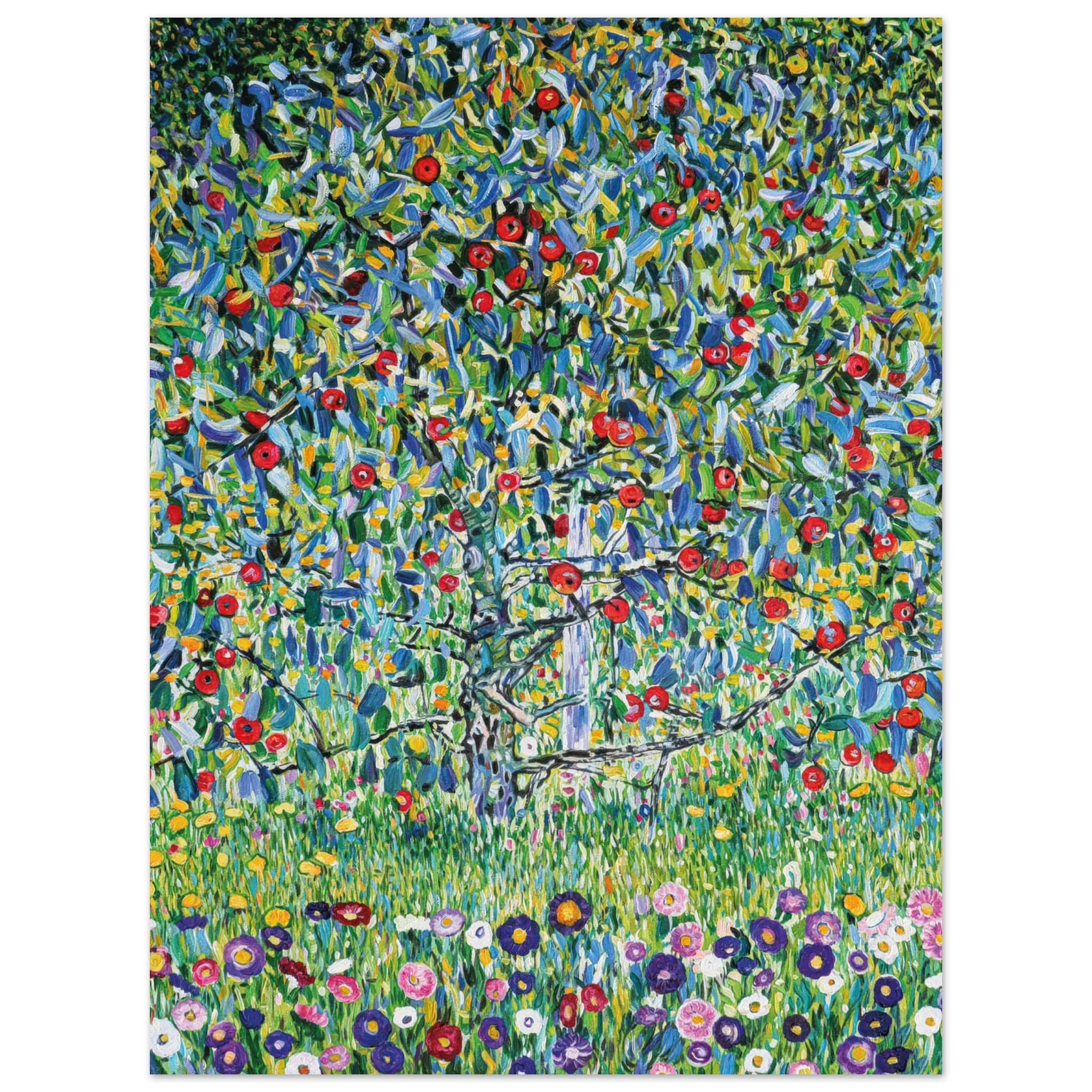 Artfulprints Poster Gustav Klimt - Apple tree - 30x40 cm - Groen