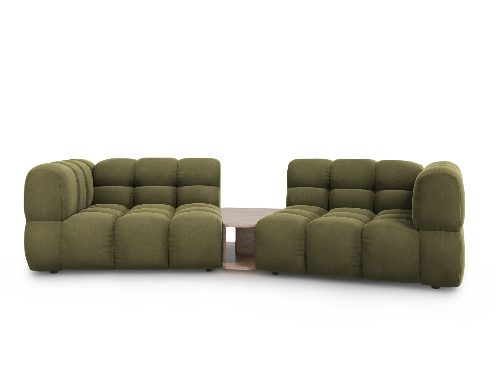 Cosmopolitan Design Modulaire bank Sky 2-zits, flueel, lichtgroen - 14