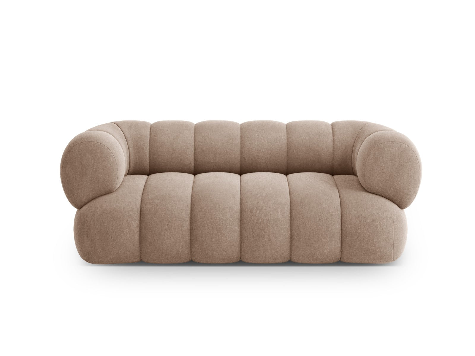 Cosmopolitan Design Bank Koge 2-zits, flueel donkerbeige - 95x180x70cm